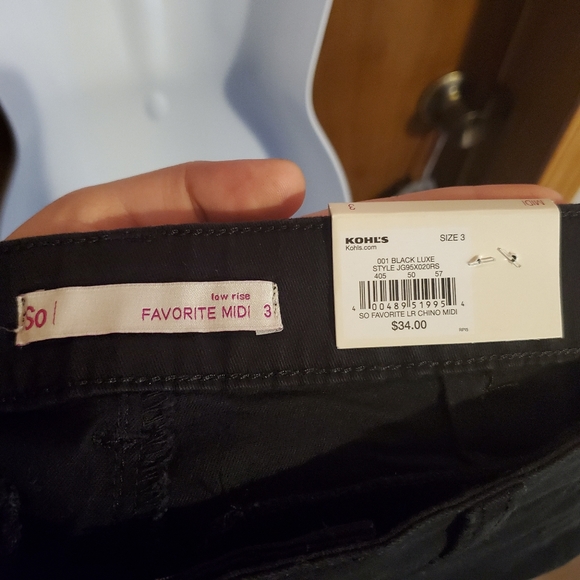 SO low rise favorite midi shorts - Picture 4 of 6